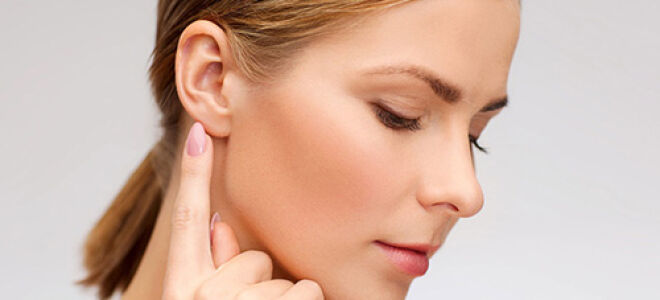 Воспалительный процесс в лимфатическом узле за ухом (лимфаденит)